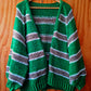 Oversized Striped Cardigan