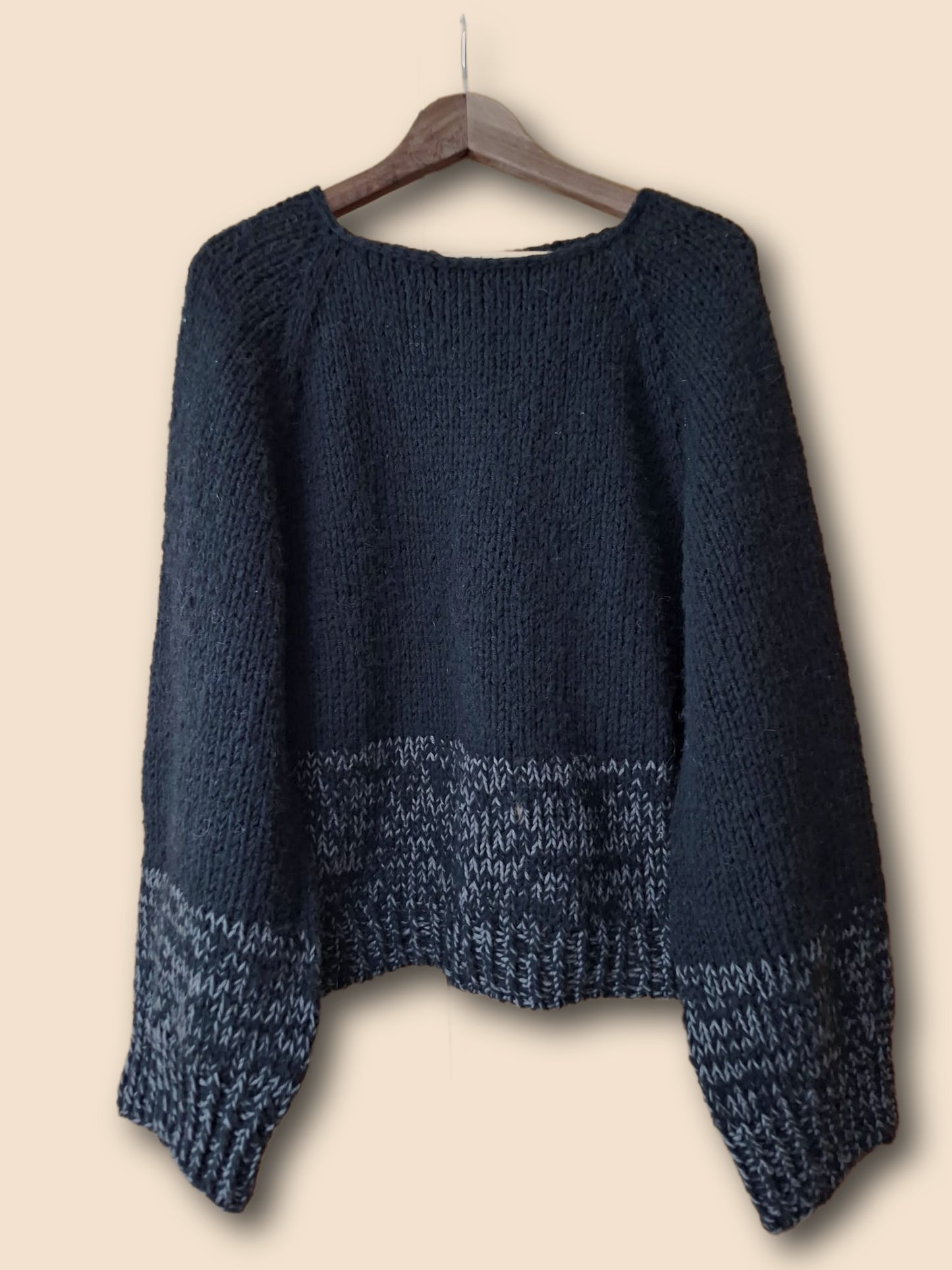 Black Ombré Jumper
