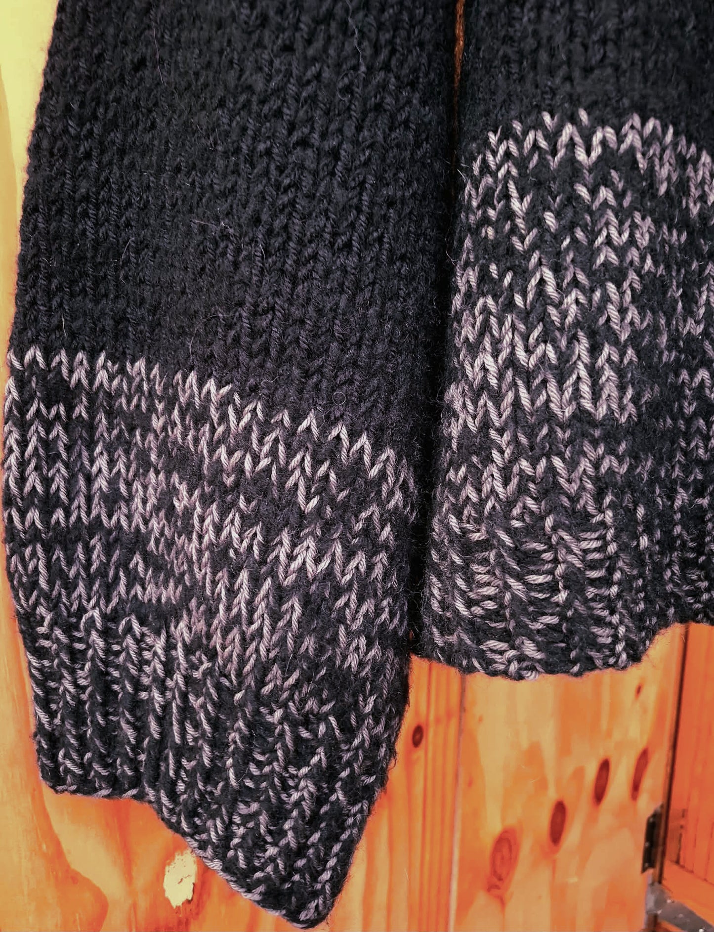 Black Ombré Jumper