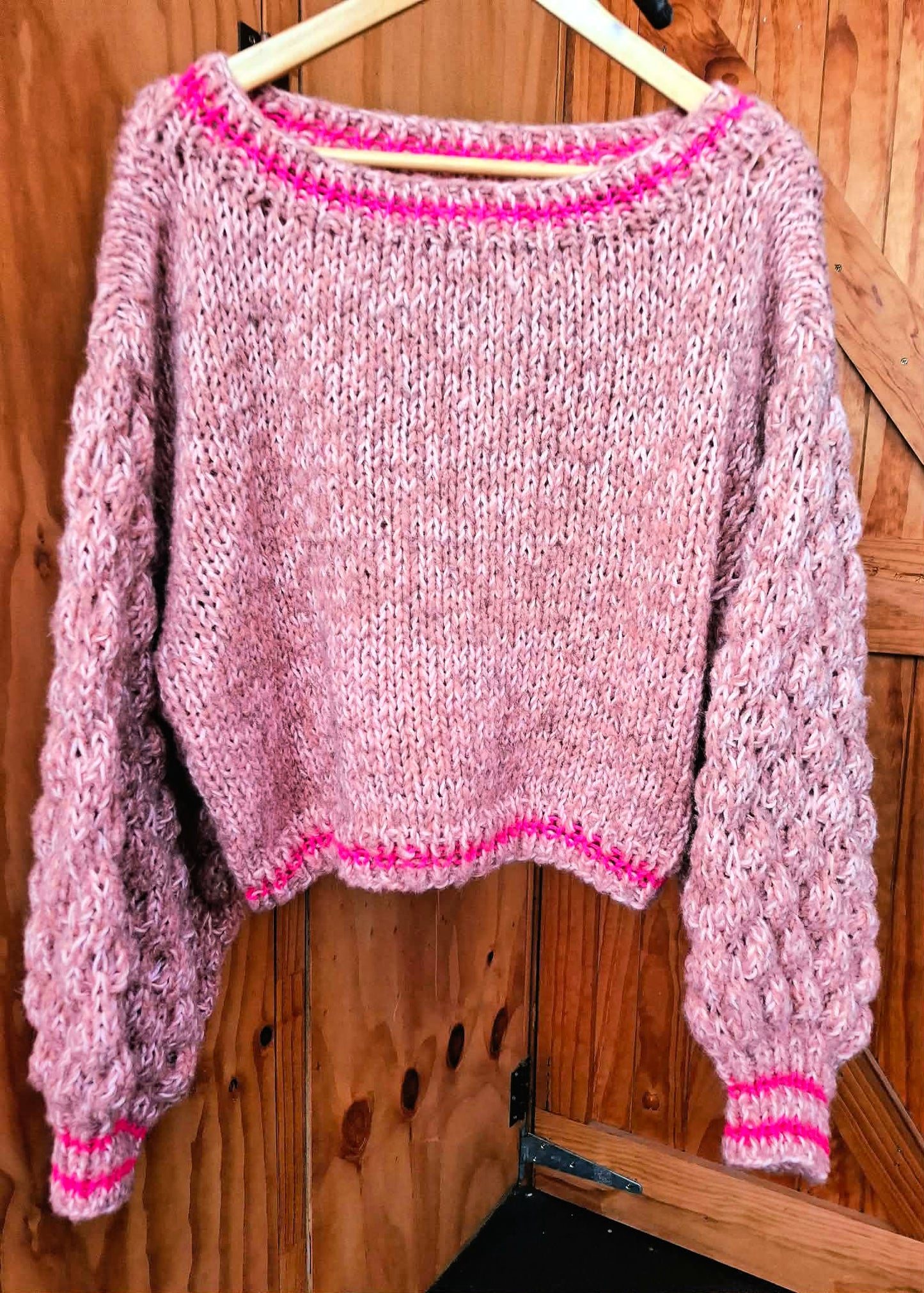 Bubble Sleeve Jumper