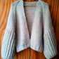 Cream & blush pink Cardigan