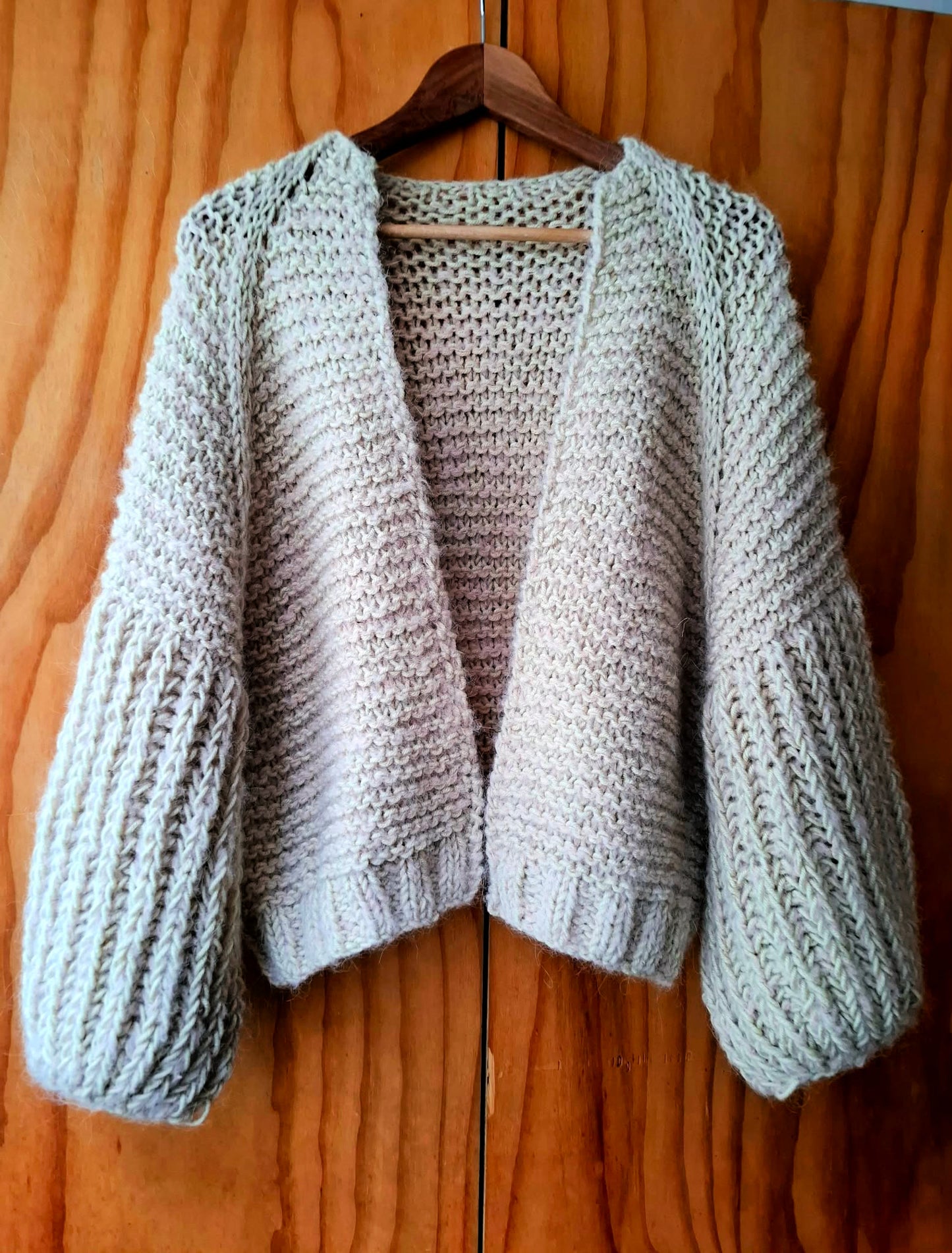 Cream & blush pink Cardigan