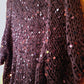 Chocolate Brown Sequin Top